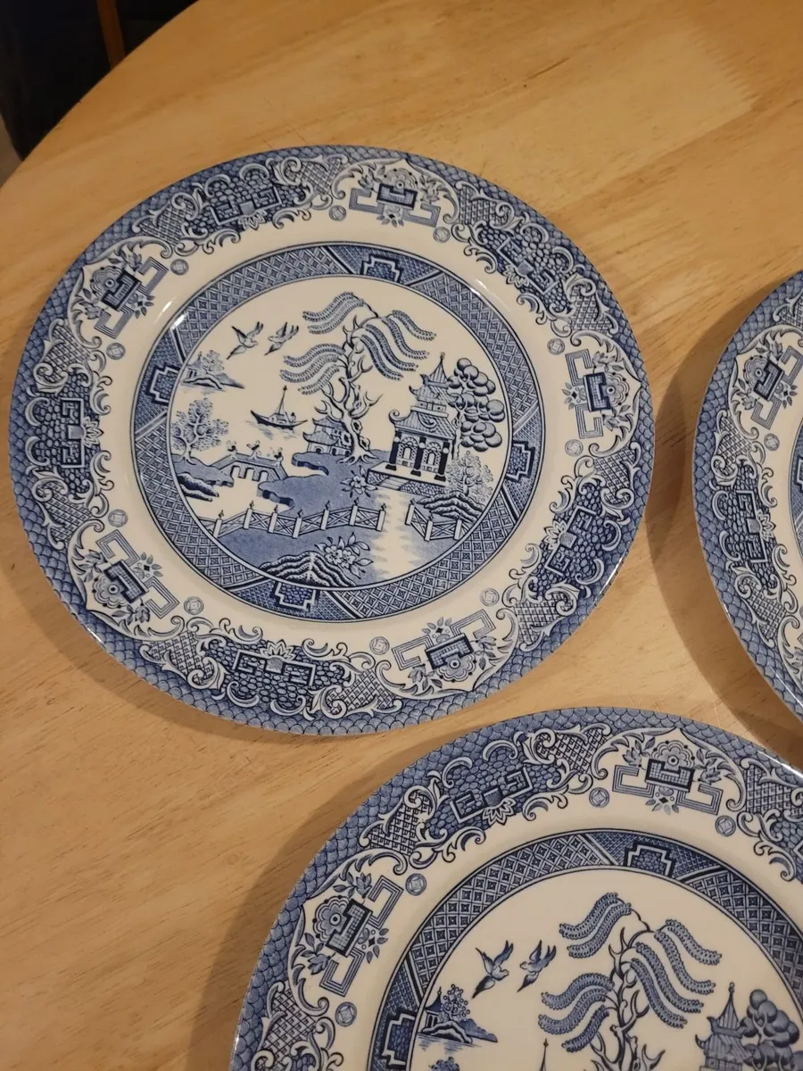 Willow Plates x 3 - Image 4