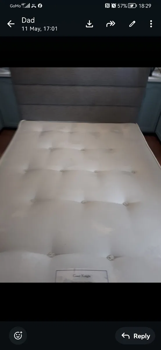 Double Bed with Mattress - Image 2