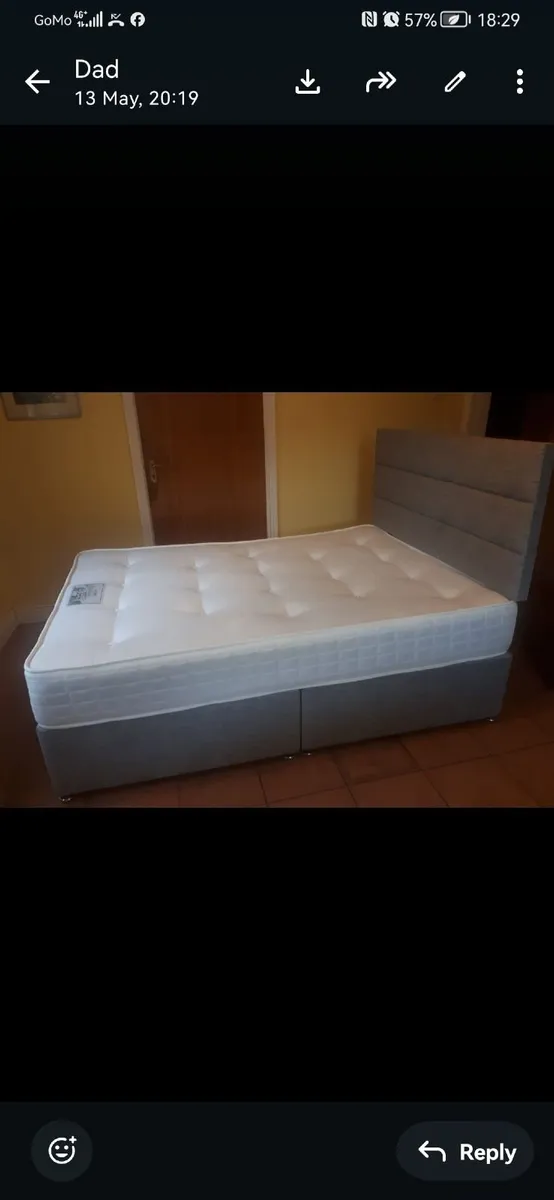 Double Bed with Mattress - Image 3