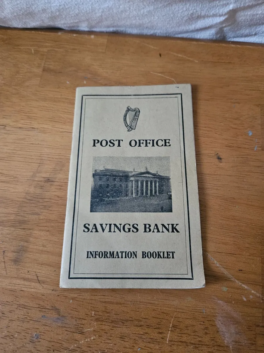 Vintage Post Office Savings Bank Book - Image 1
