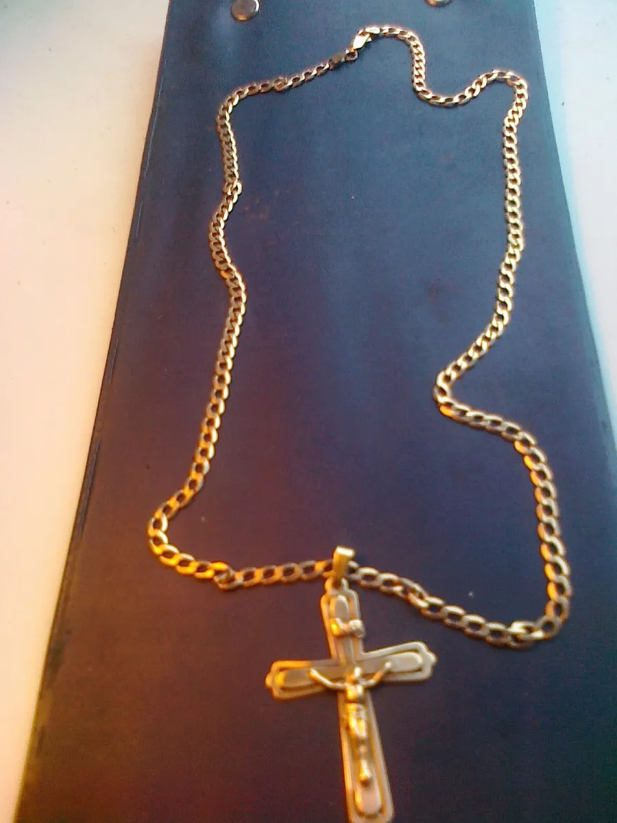 Gold Chain & Cross - Image 4
