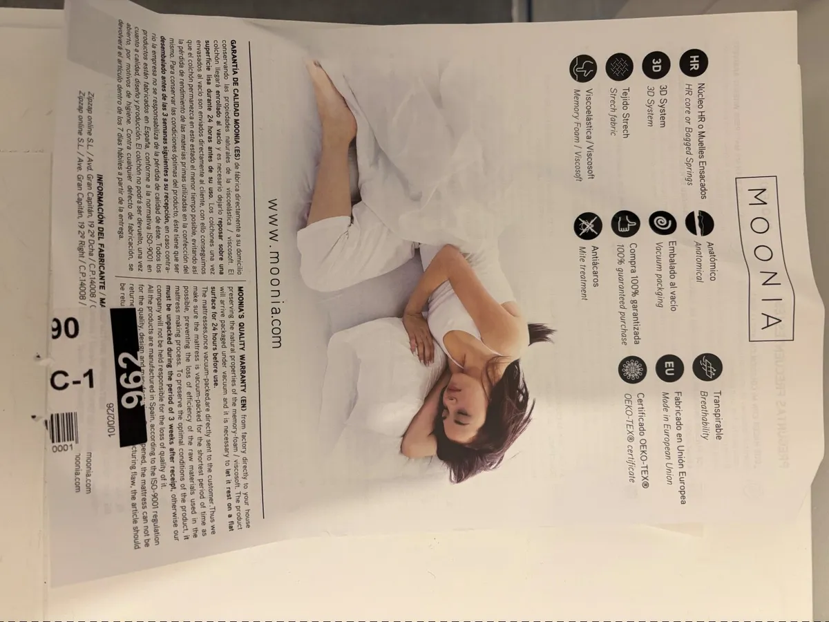 4’6 Double Mattress - brand new - Image 3