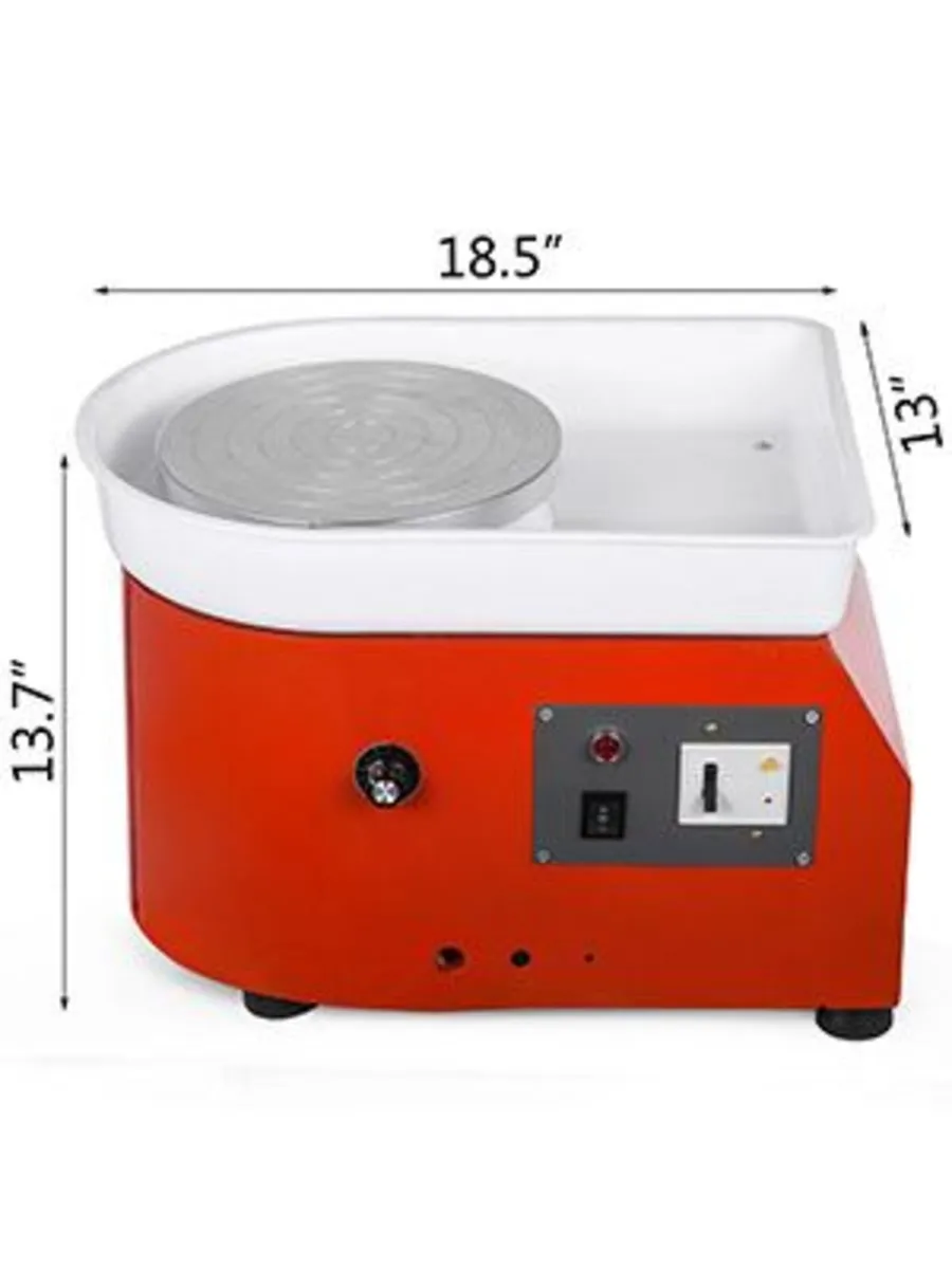 Electric Pottery Wheel 280W 25cm DIY Craft - Image 1