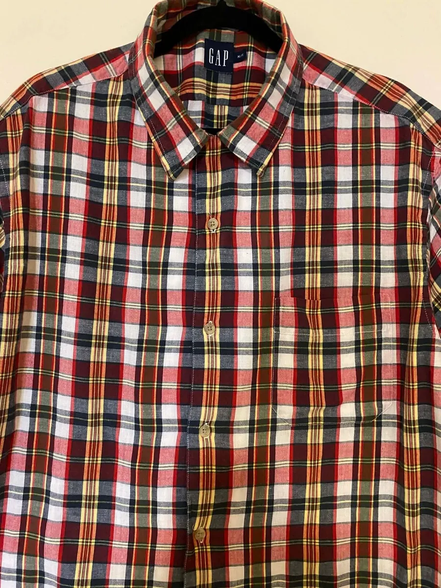 Gap mens short sleeve casual shirt - size XL - Image 2