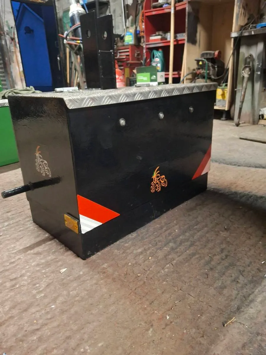 Tractor weight block and toolbox - Image 1