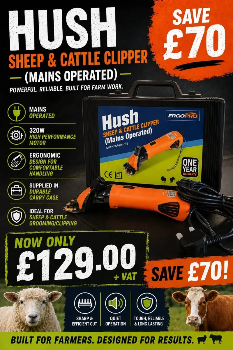 200w Clippers - Mains & Battery - Image 1