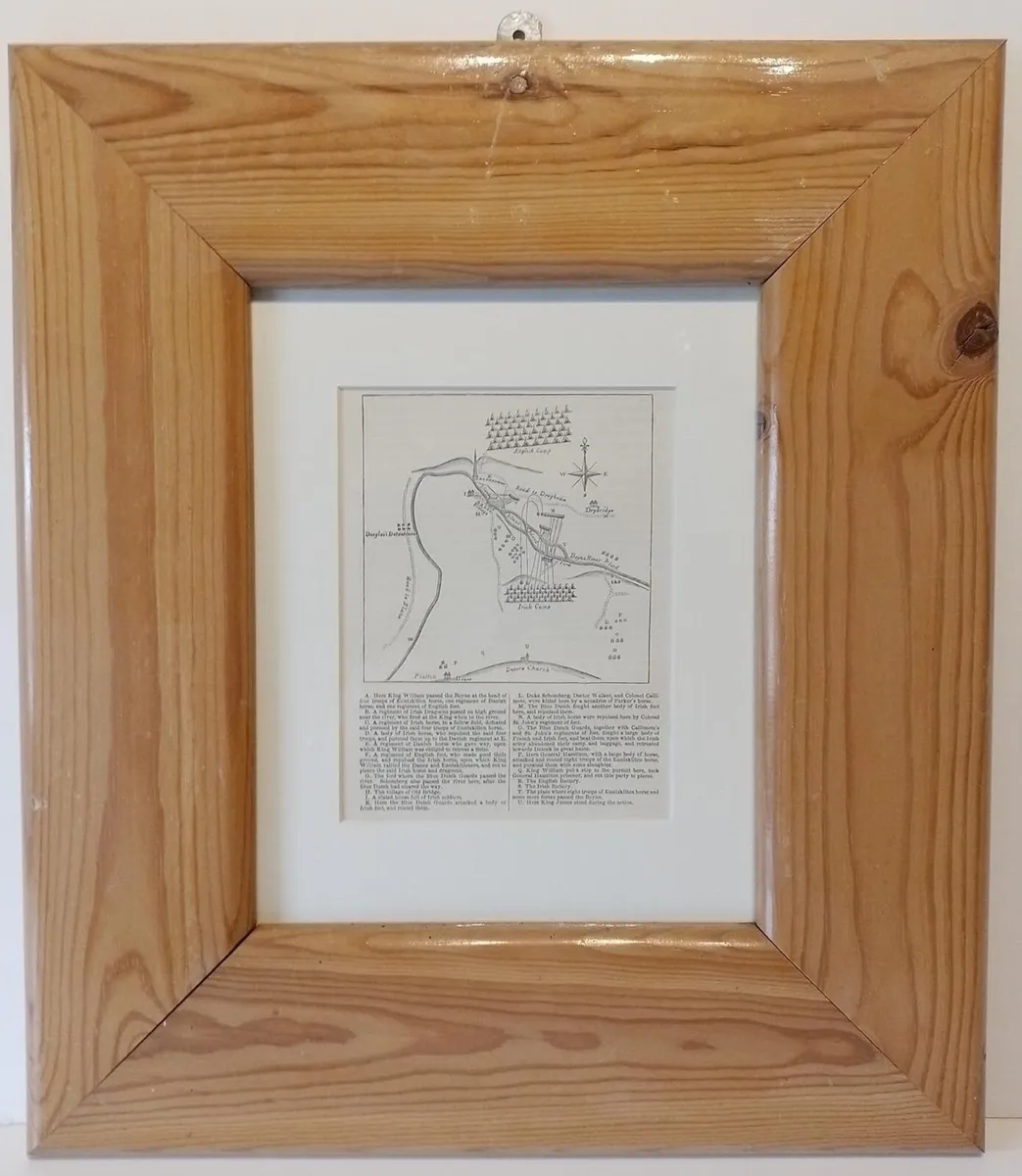 Plan Battle of the Boyne c.1850 - Image 2