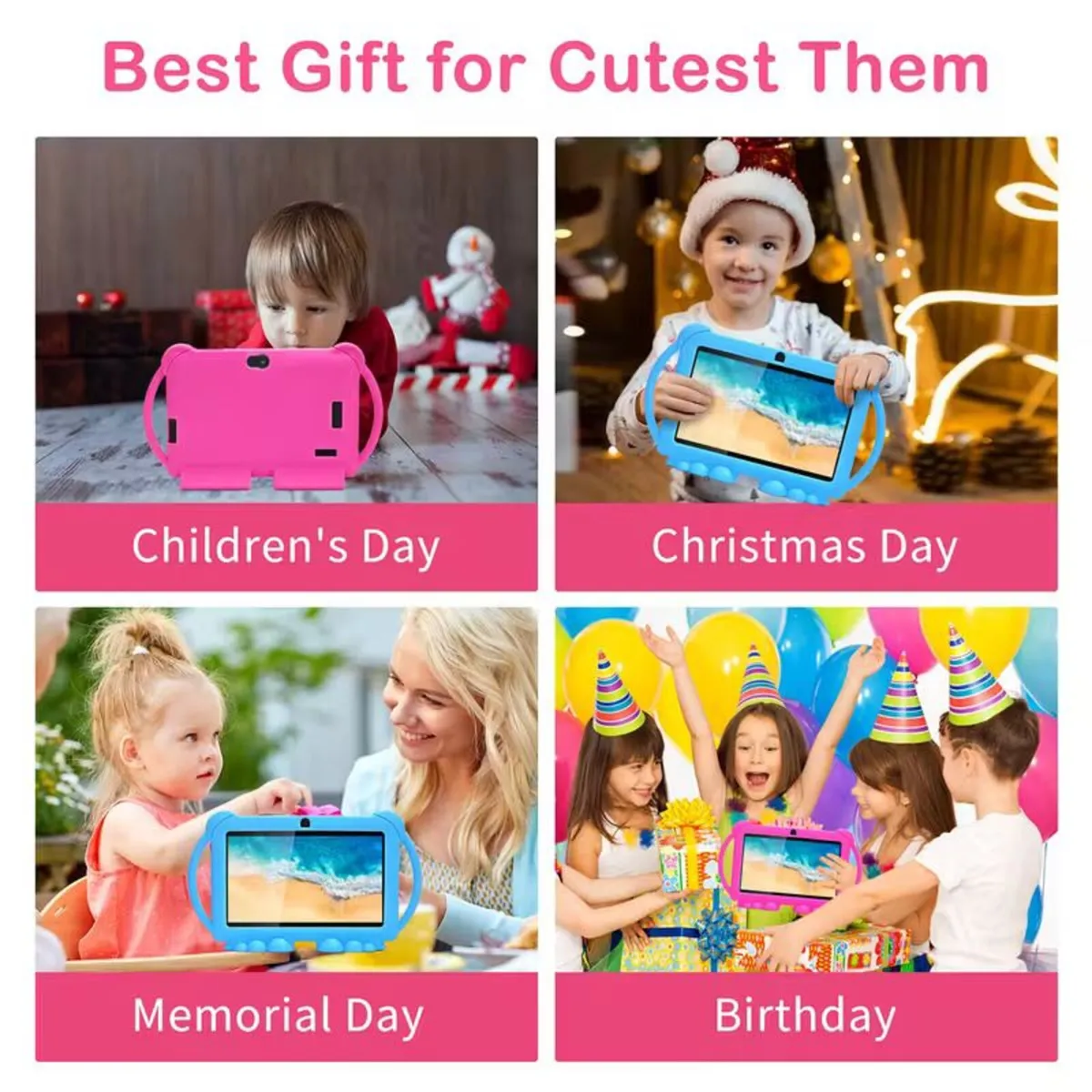 Tablet 7-Inch Android 12 Kids Learning Tab - Image 3