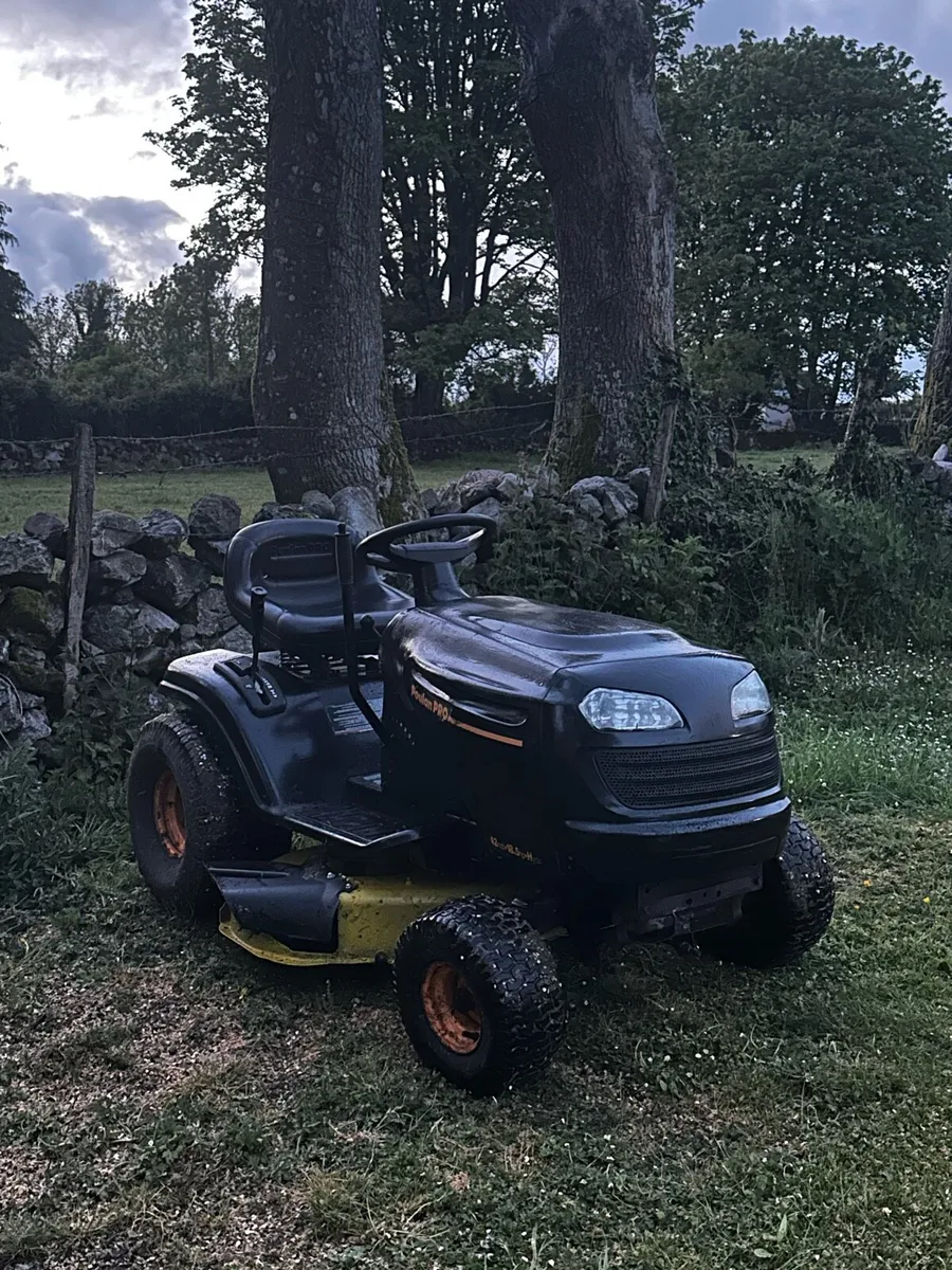 Poulan Pro ride on mower - Image 1