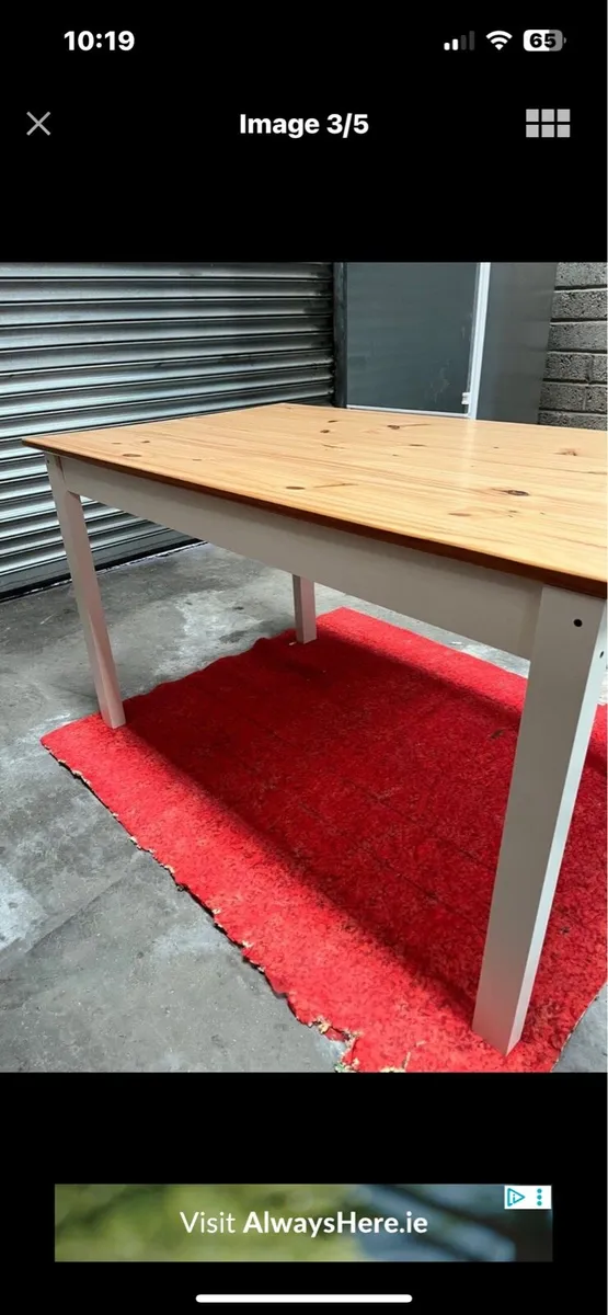 6 Seater Dining Tables x 4 NO CHAIRS - Image 2
