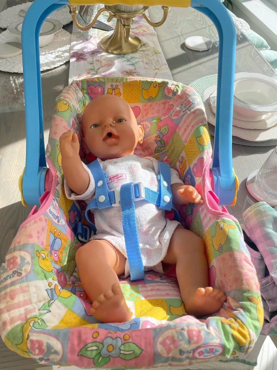 Baby born doll and carrier - Image 1