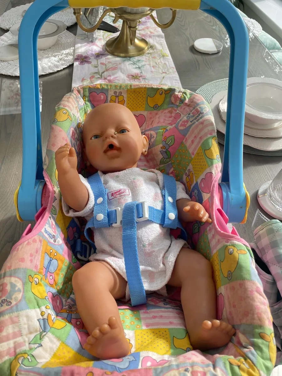 Baby born doll and carrier - Image 3