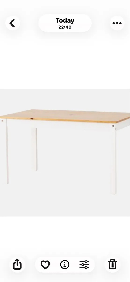 6 Seater Dining Tables x 4 NO CHAIRS - Image 1