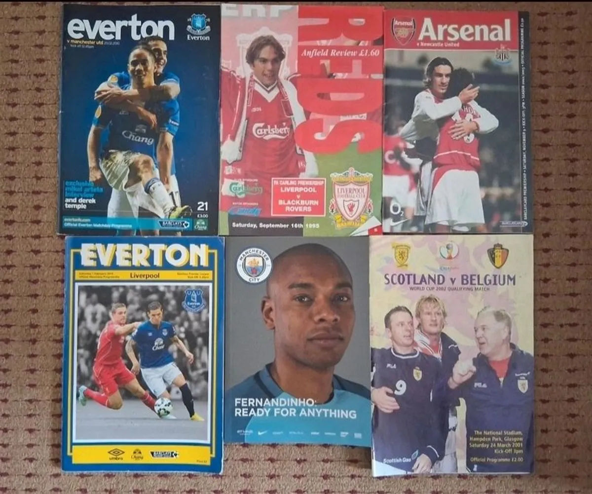 Official match day programmes - Image 1