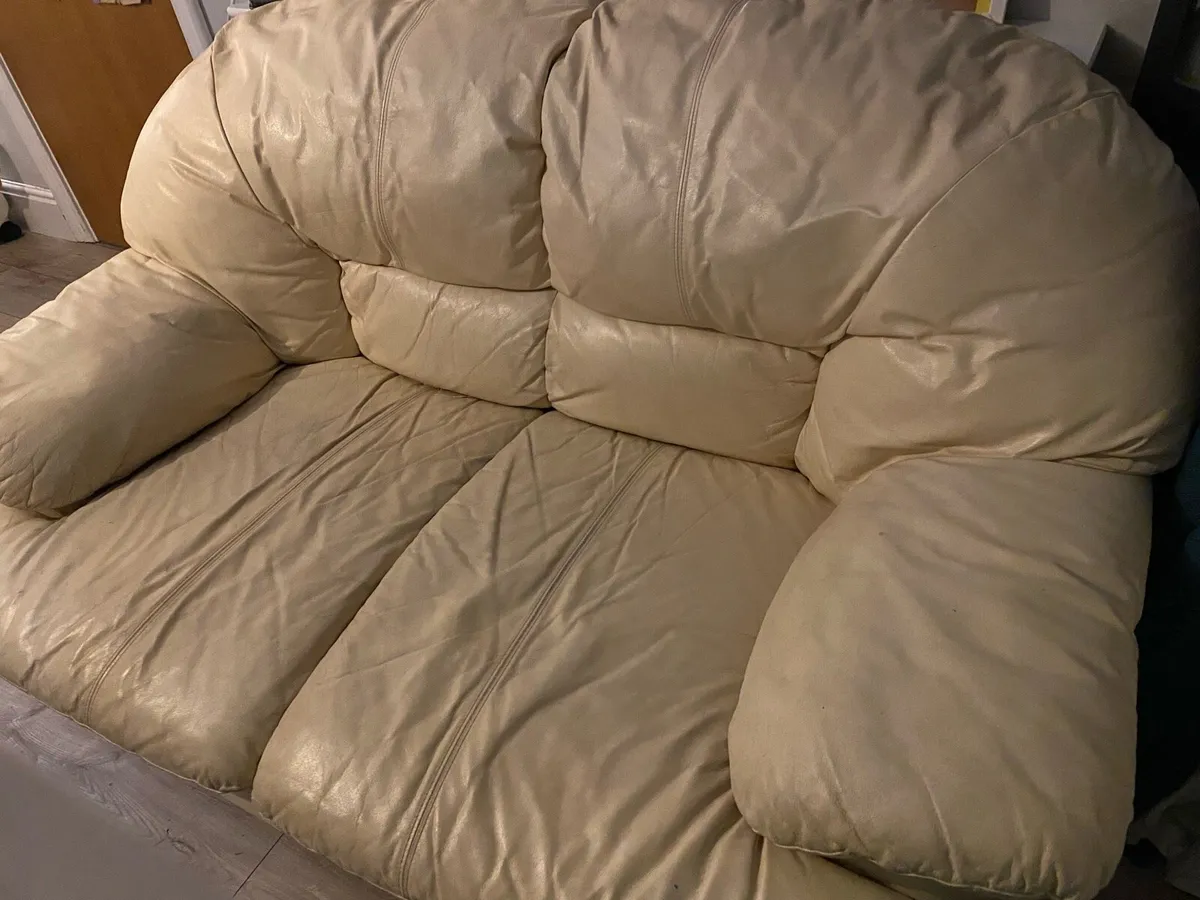 Leather sofa - Image 1
