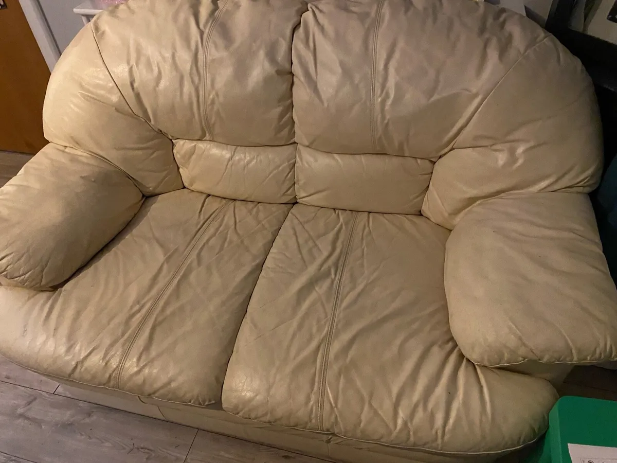 Leather sofa - Image 2