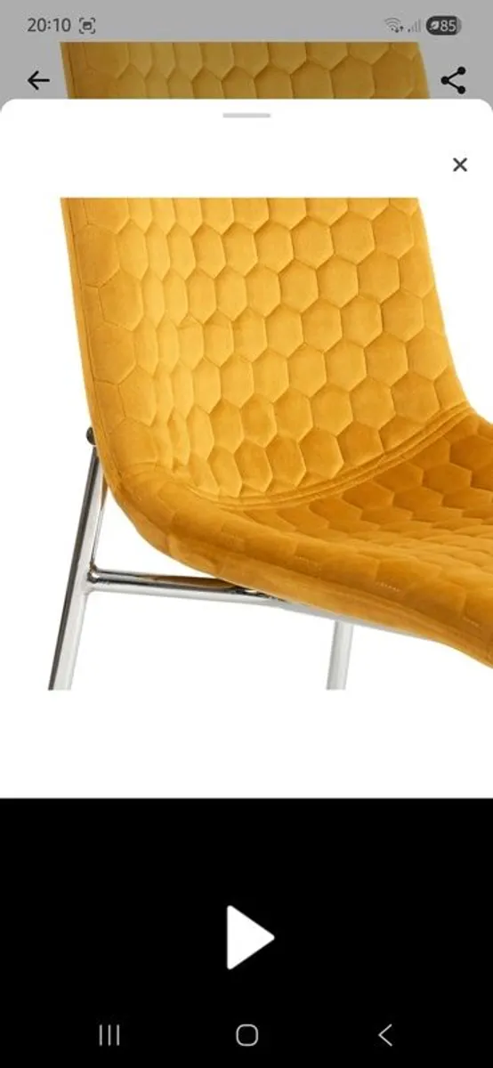 Set of 4 dining chairs - Image 3