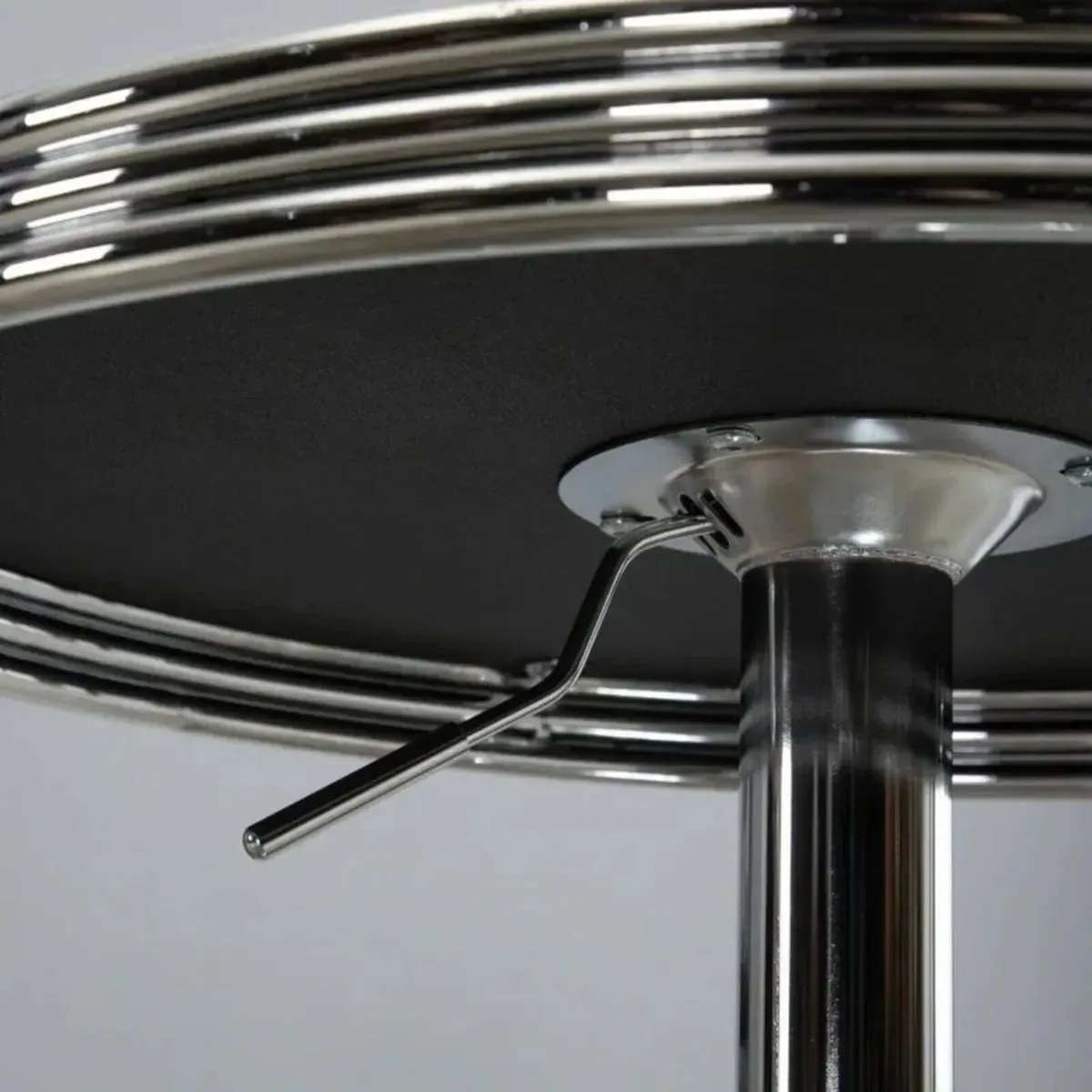 Bistro Cafe Table Black Round Indoor Outdoor - Image 3