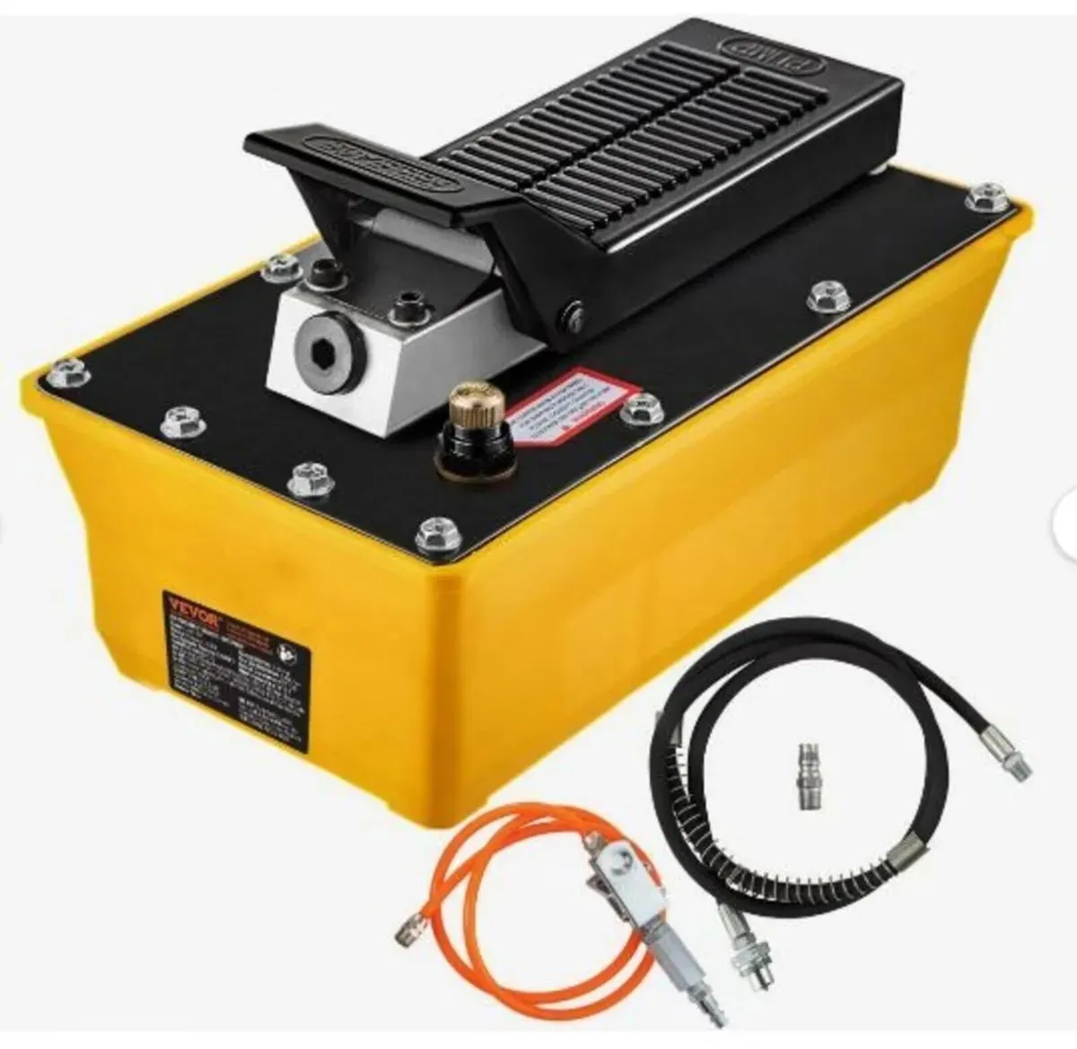 Air Hydraulic Foot Pump 10000 PSI Steel - Image 4