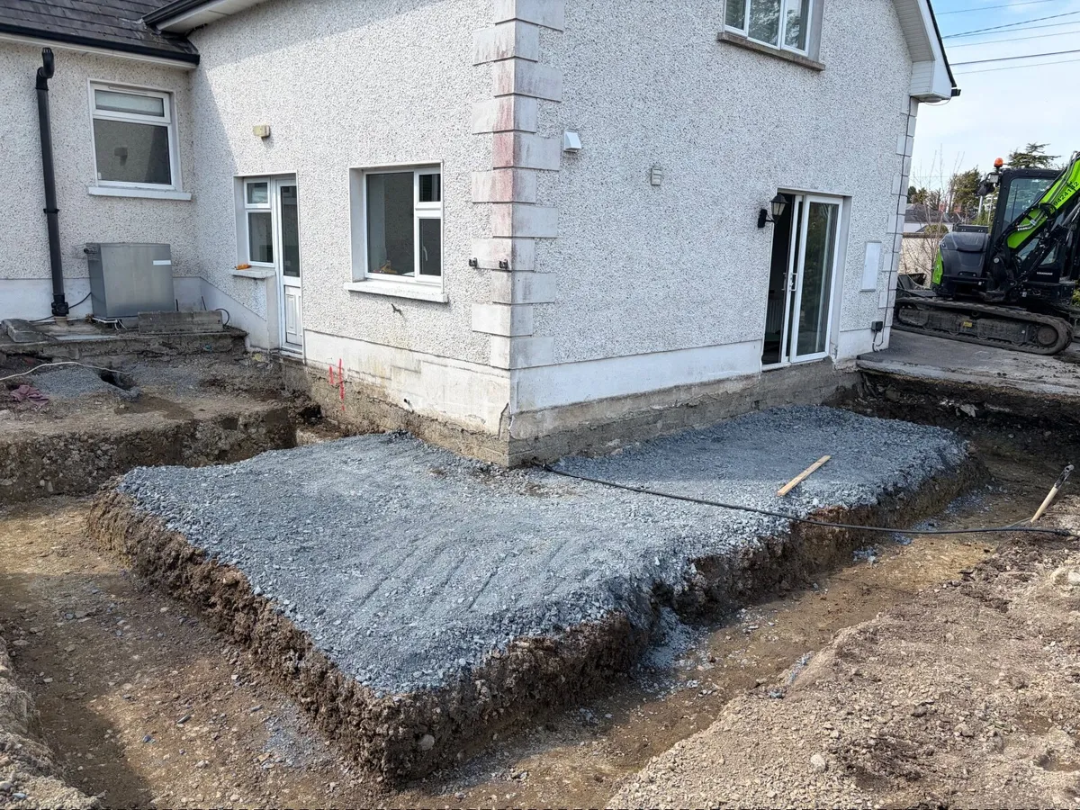 Groundworks, digger hire, landscaping, foundations - Image 2