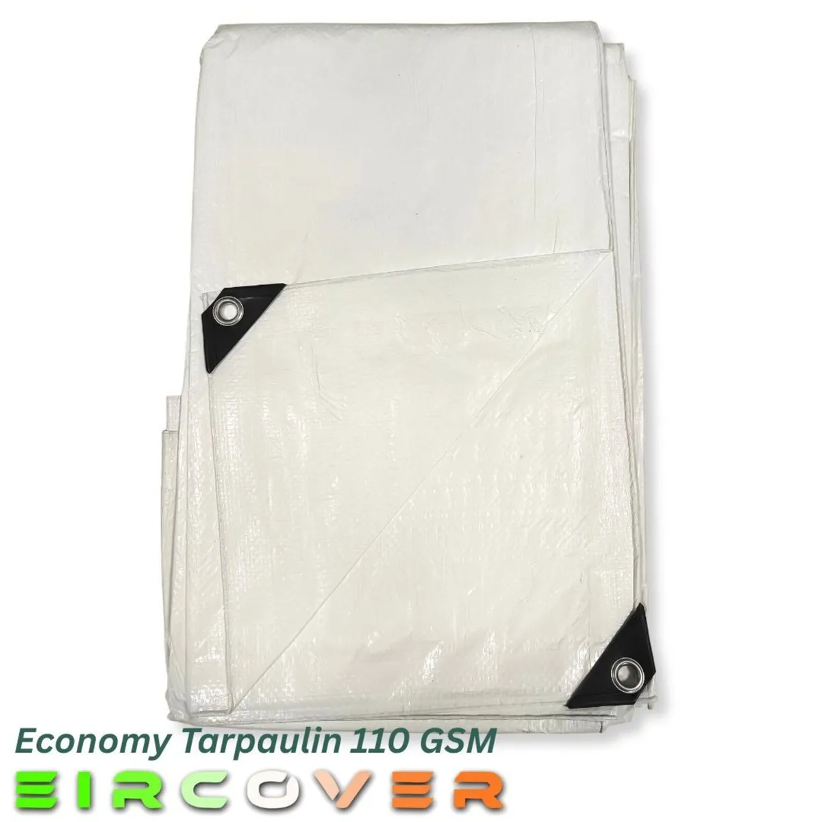 Economy Tarpaulin 12m x 16m (39' - 53') 110 gsm - Image 4