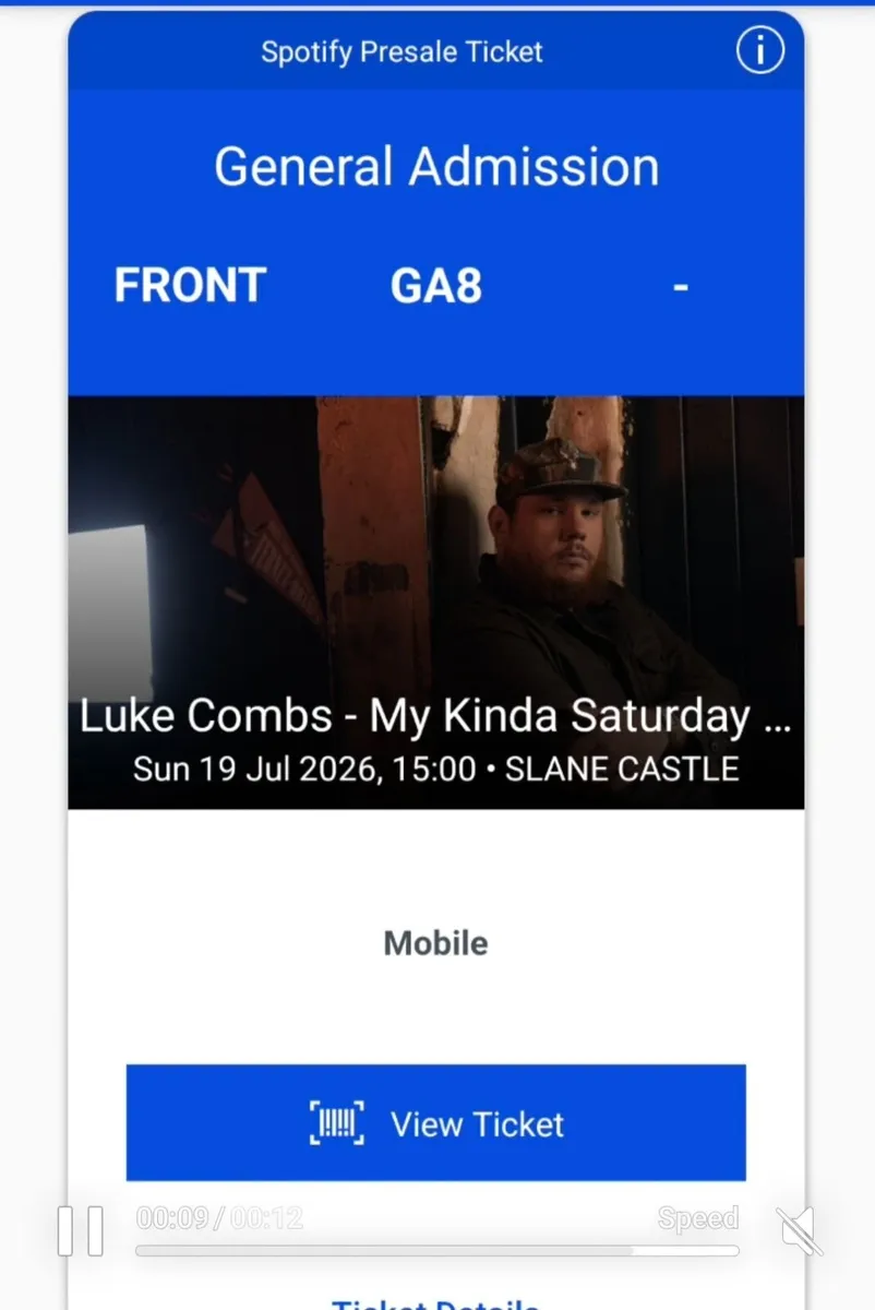 Luke Comb Tickets 19th July 2026 Slane Castle - Image 3
