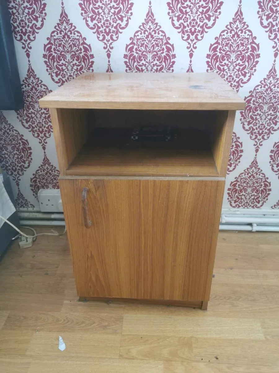 Antique bedside cabinet - Image 2
