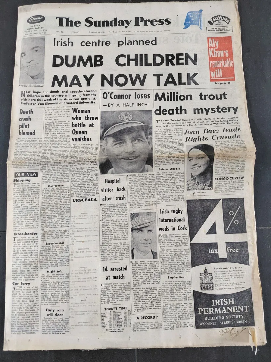 Old Newspapers from 1966 - Excellent Condition - Image 1