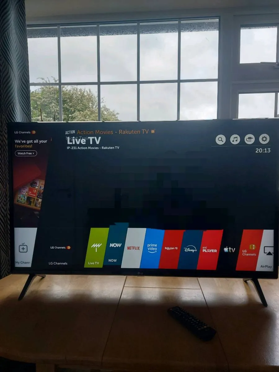 LG 43" 4K UHD smart TV - Image 1