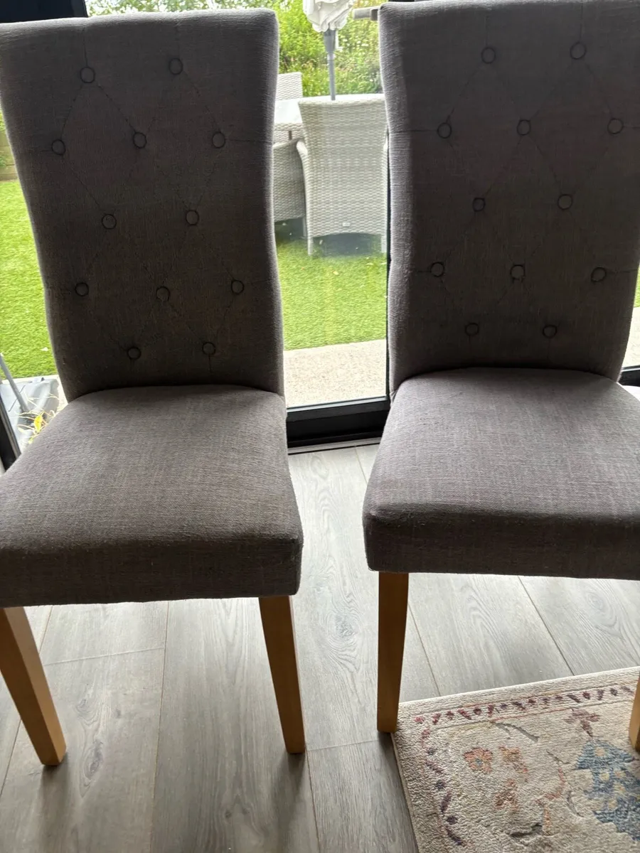 Set of 2 Dining Chairs - Image 1