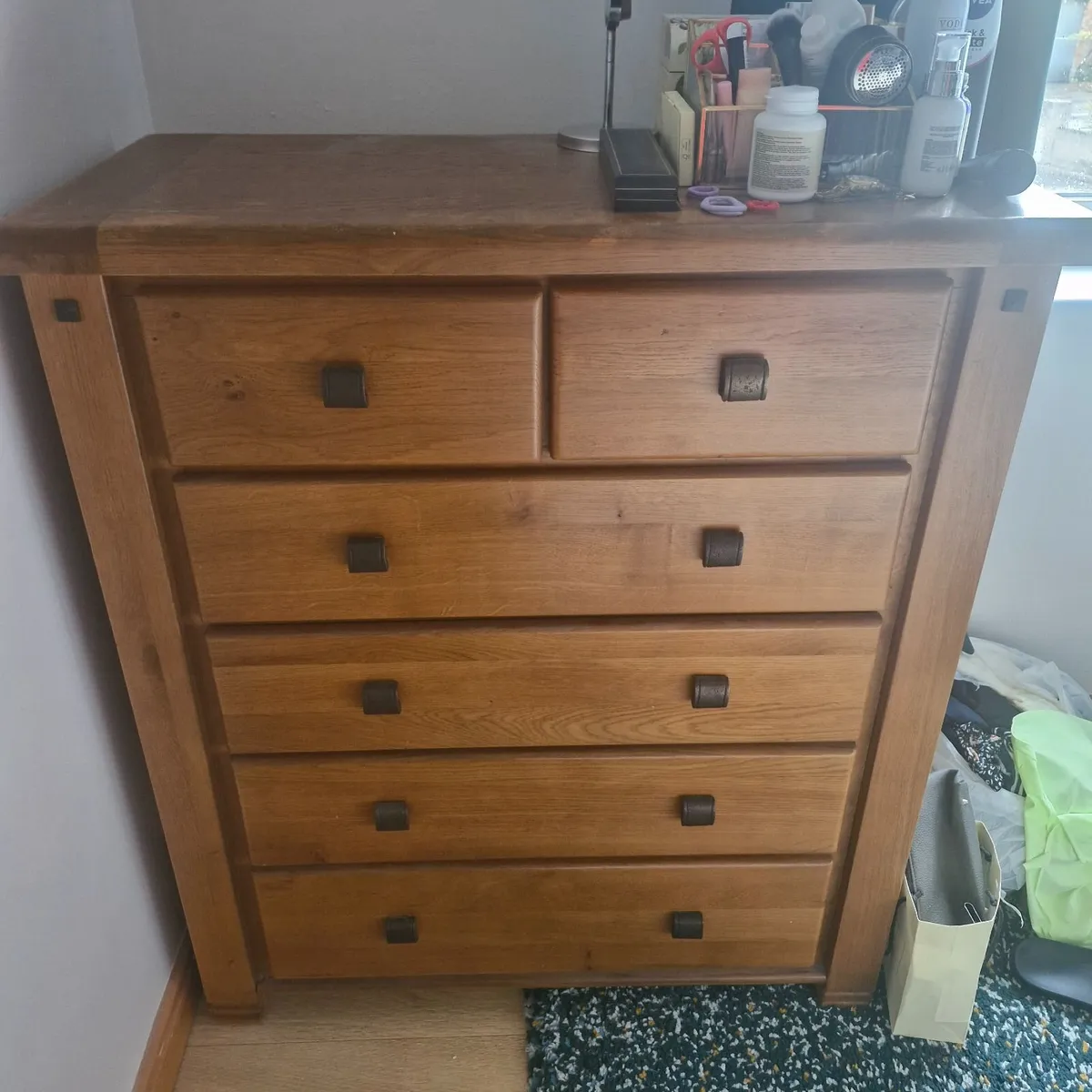 Solid Wood Bedroom Furniture Set - Image 2