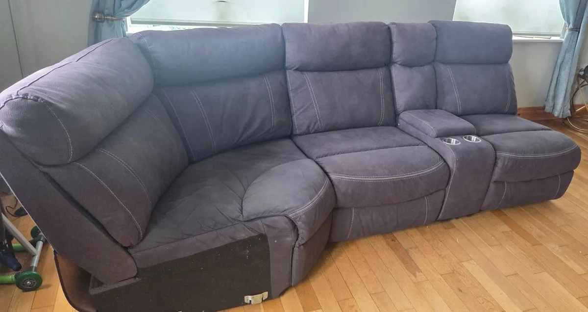Section of modular sofa corner unit