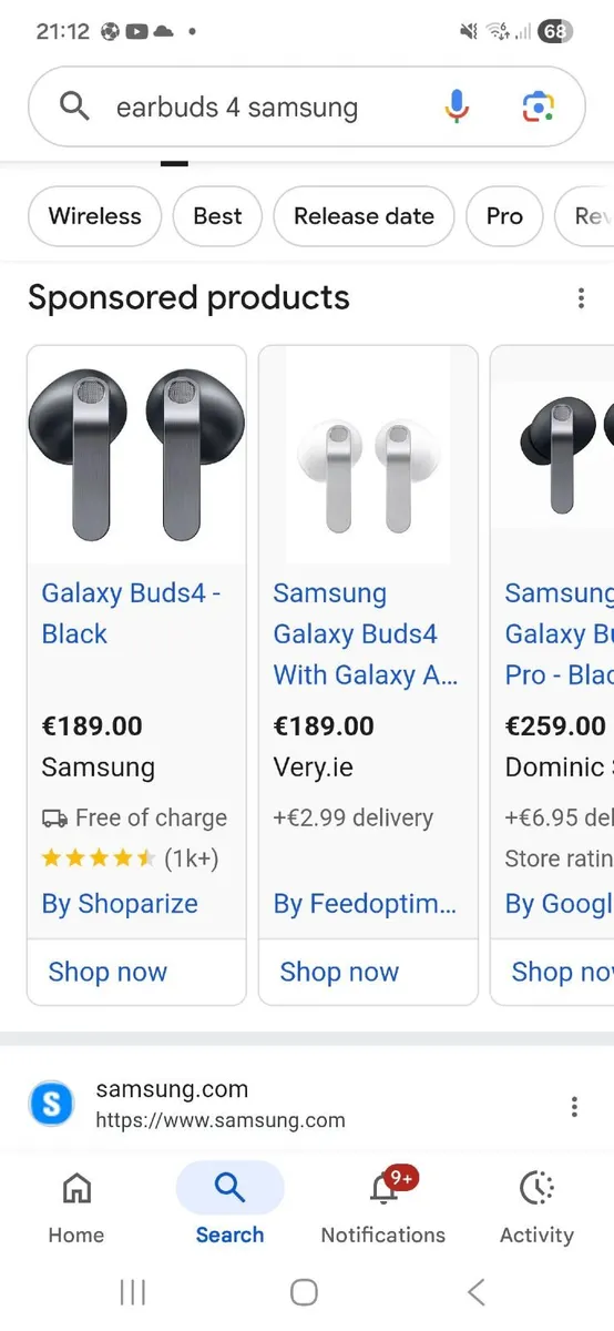 Samsung Galaxy Buds 4 Black - Image 2