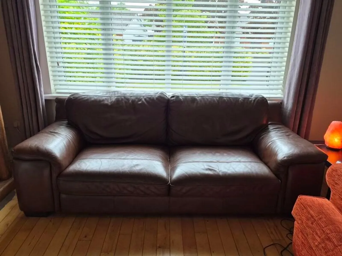 leather couch - Image 1