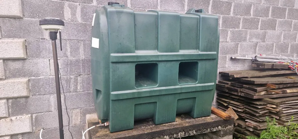 Oil boiler hot water tank and oil tank - Image 1