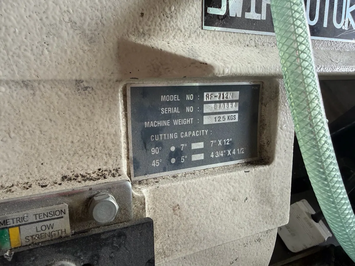 220v swiftcut metal saw ex school - Image 4