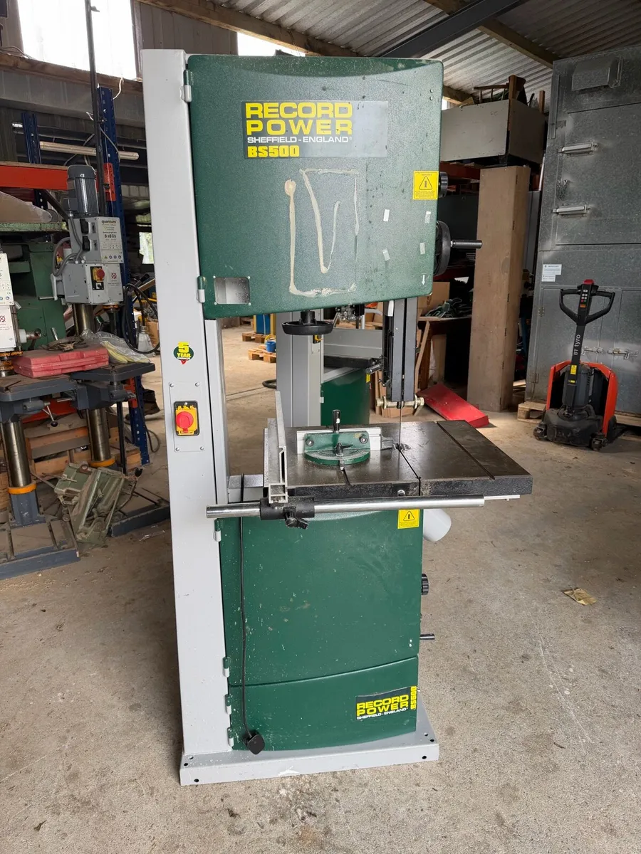 Ex school 20” single ph bandsaw - Image 1