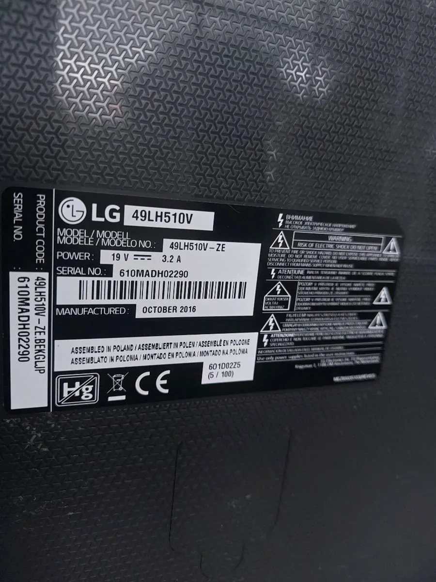 LG 49 full HD TV - Image 4