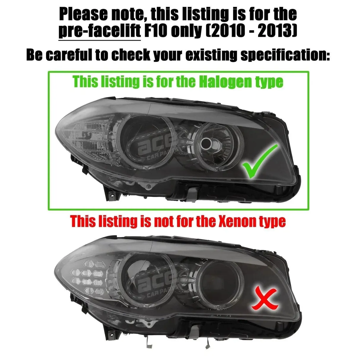 BMW 5 Series F11 2010-2013 Headlights/Headlamps - Image 2