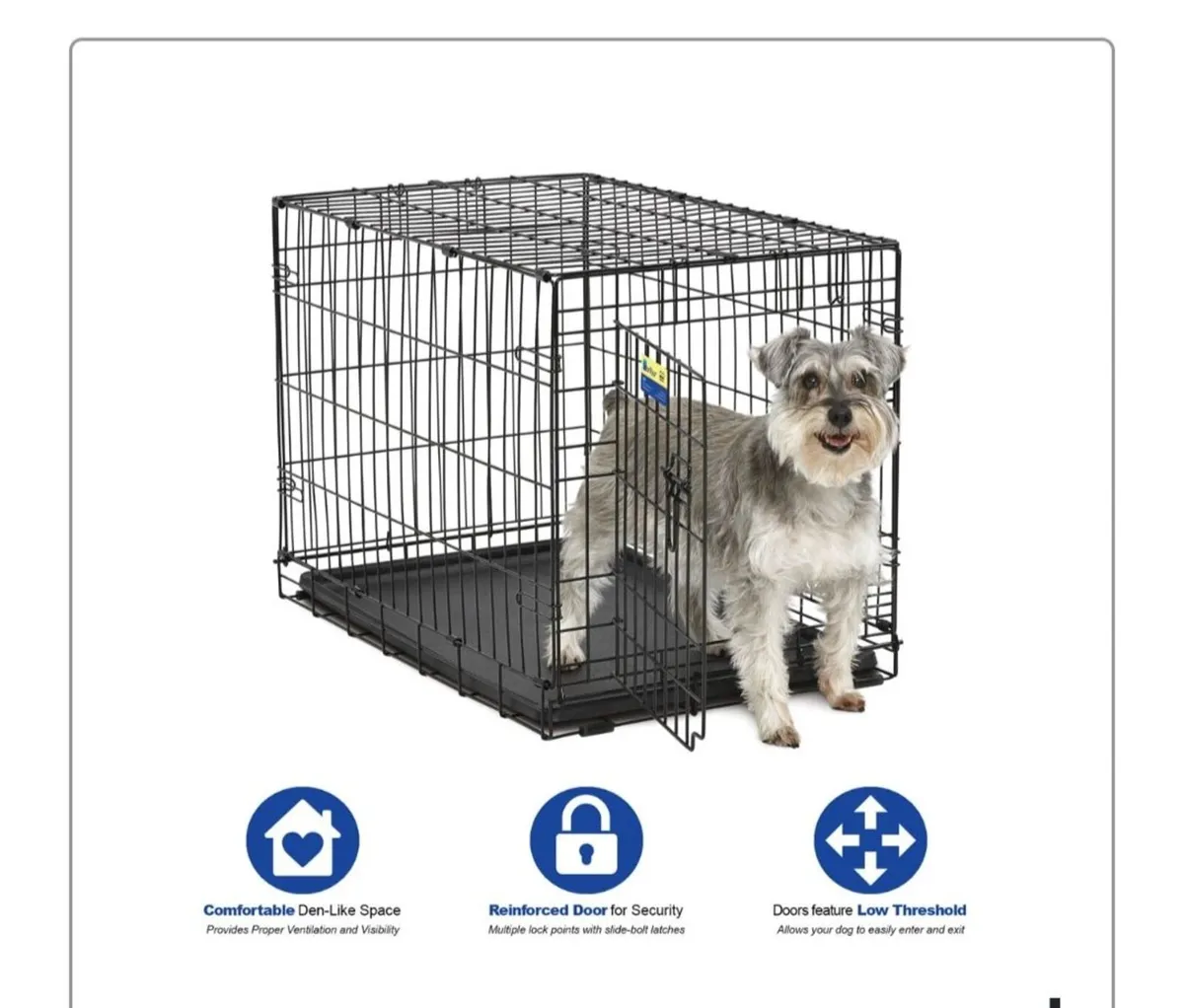 MIDWEST Contour Single Door Dog Crate - Image 2