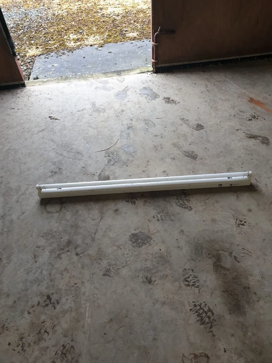 4ft Single Florescent Light & 5ft Double - Image 1