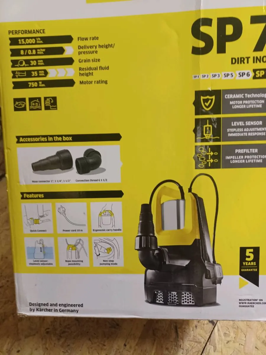 Karcher sp7 submersible pump - Image 3
