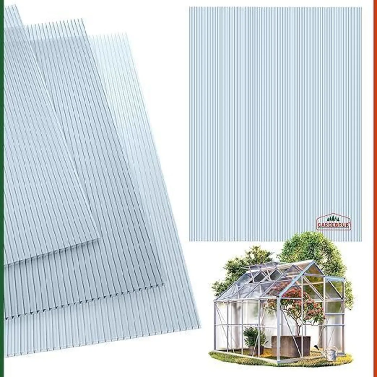 14 x Polycarbonate Twin-Wall Sheets, FREE DELIVERY - Image 2