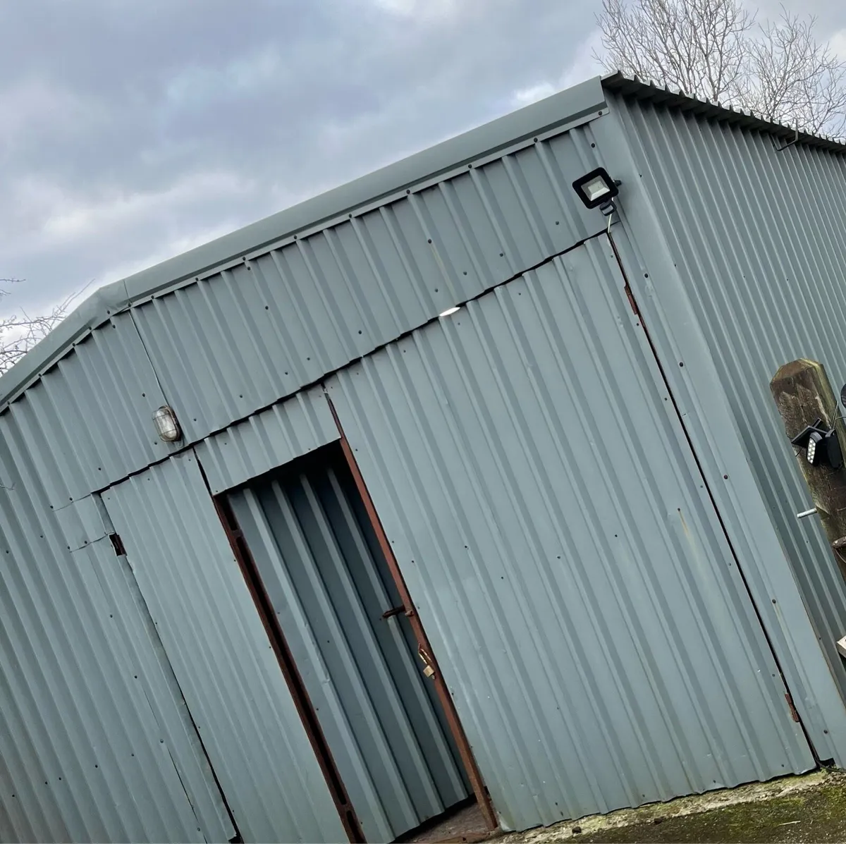 2 Sheeted Doors to suit opening 10' wide x 8' high