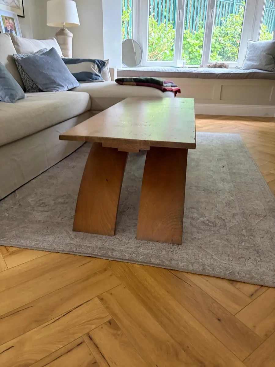 Beautiful hand made solid wood coffee table - Image 1