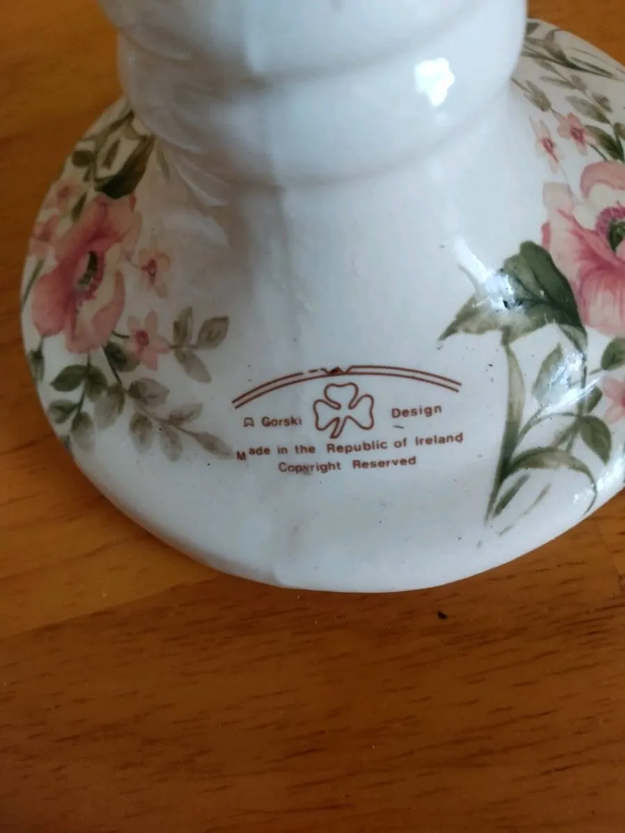 GORSKI porcelain candle sticks - Image 2