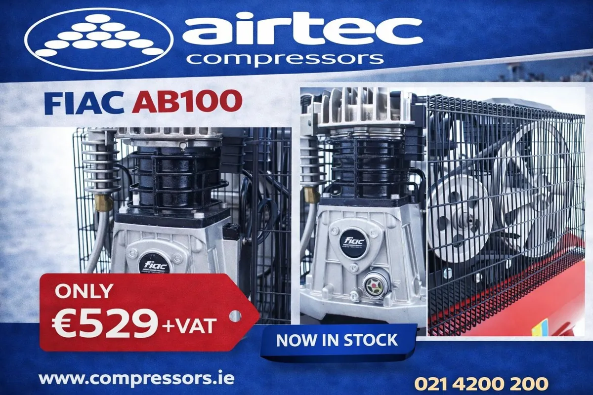 COMPRESSOR-3HP/2.2KW - 100L- IN STOCK TODAY - Image 2