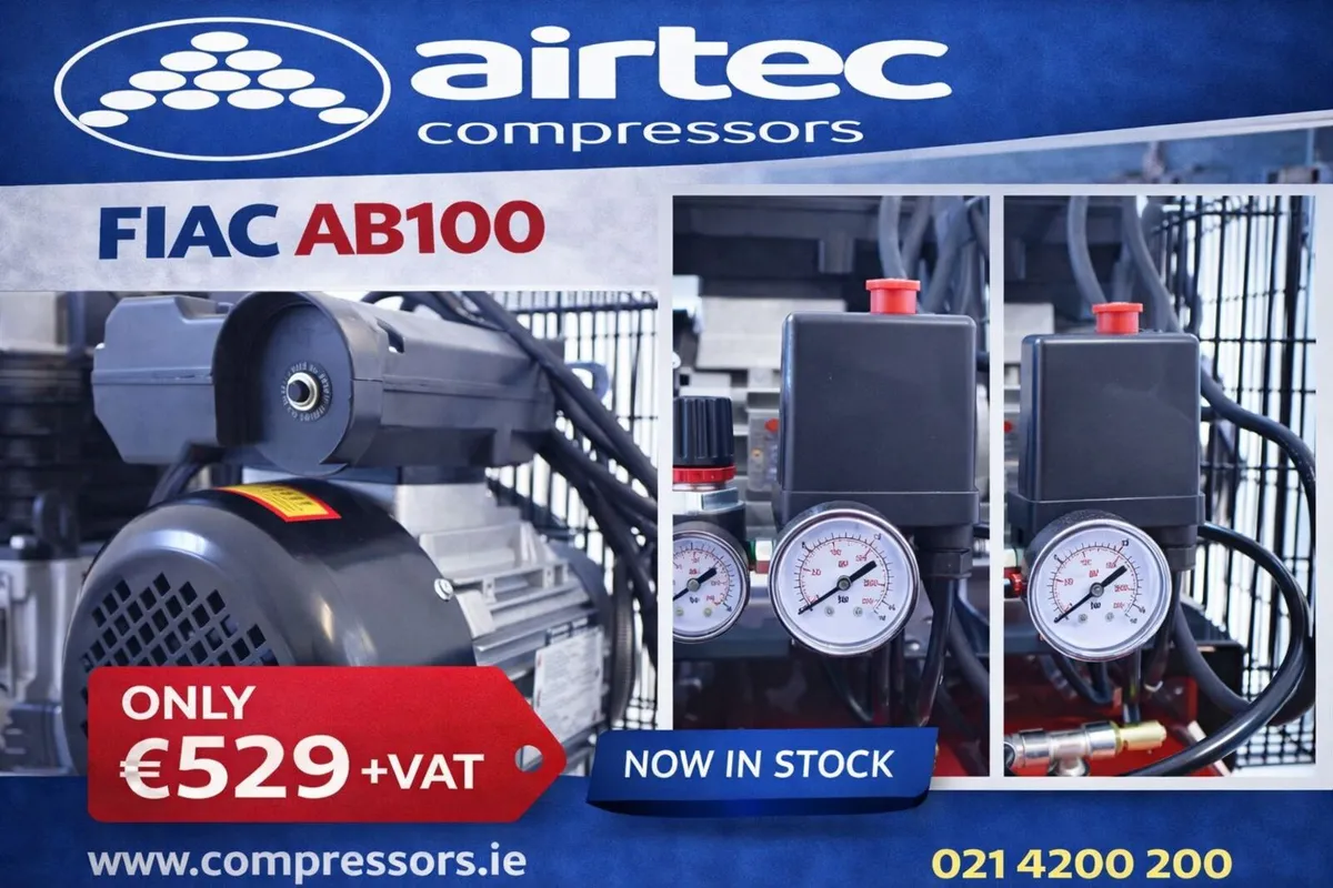 COMPRESSOR-3HP/2.2KW - 100L- IN STOCK TODAY - Image 3
