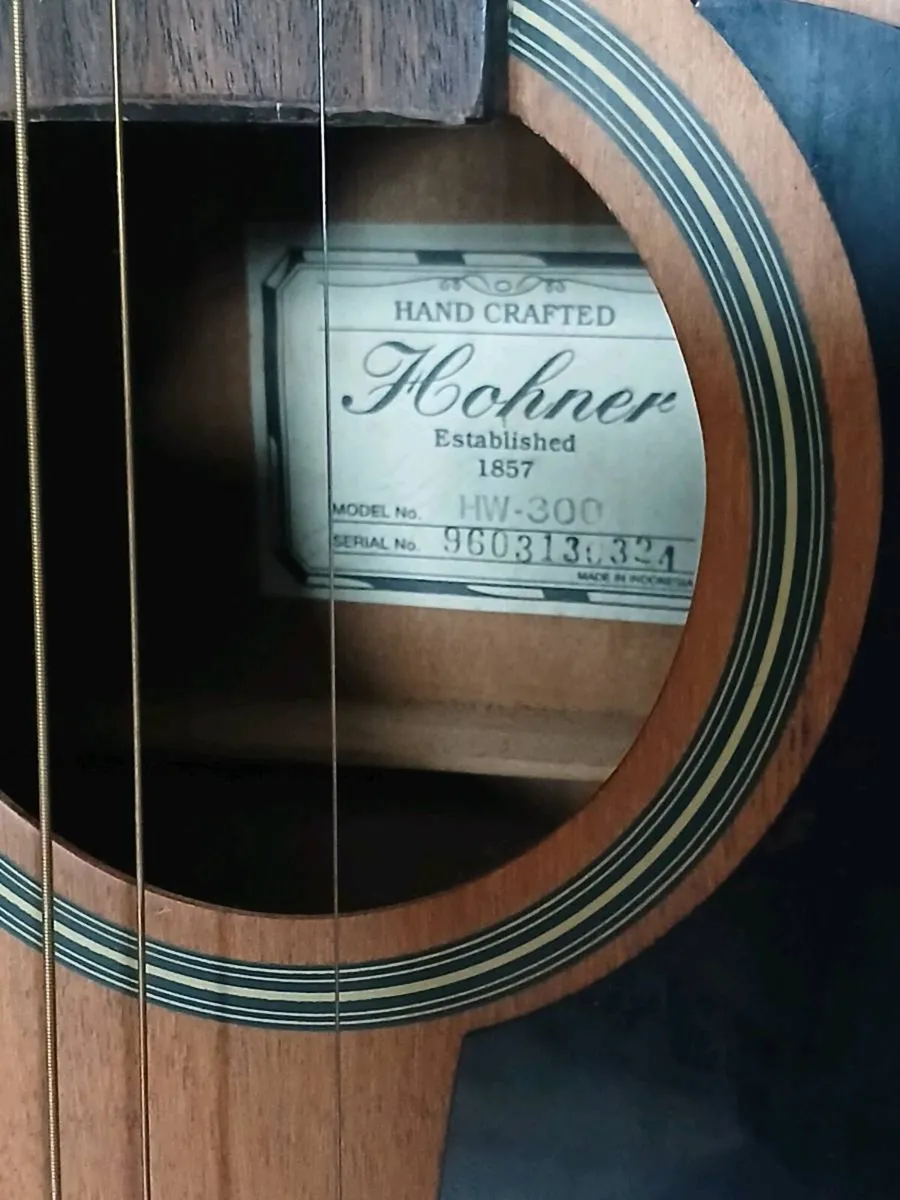 Honer HW 300 accustic guitar - Image 2