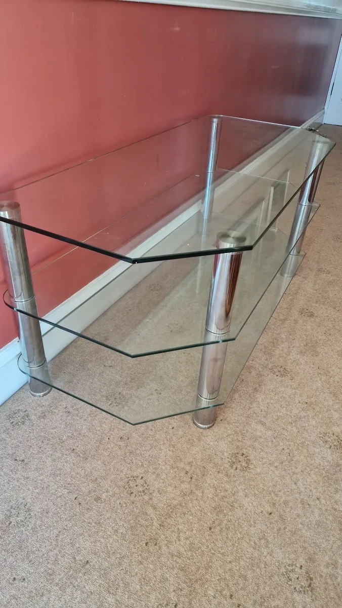 Strong Glass Side or Corner Table - Image 1